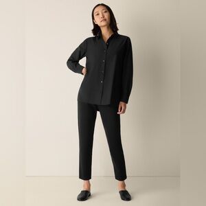 Eileen Fisher Pull On Pant Black Medium